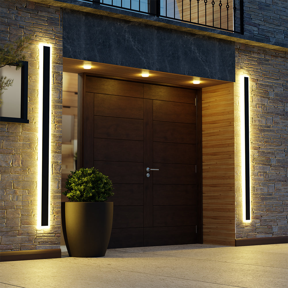 Outdoor Wall Lamp | Linear LED, IP65 Waterproof, Dimmable