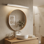 LED Vanity Light Bar | Linear Mirror Wall Sconce, Warm & Cool