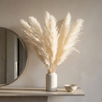 Pampas Grass Stems Artificial Dried 65cm | Boho Home Decor