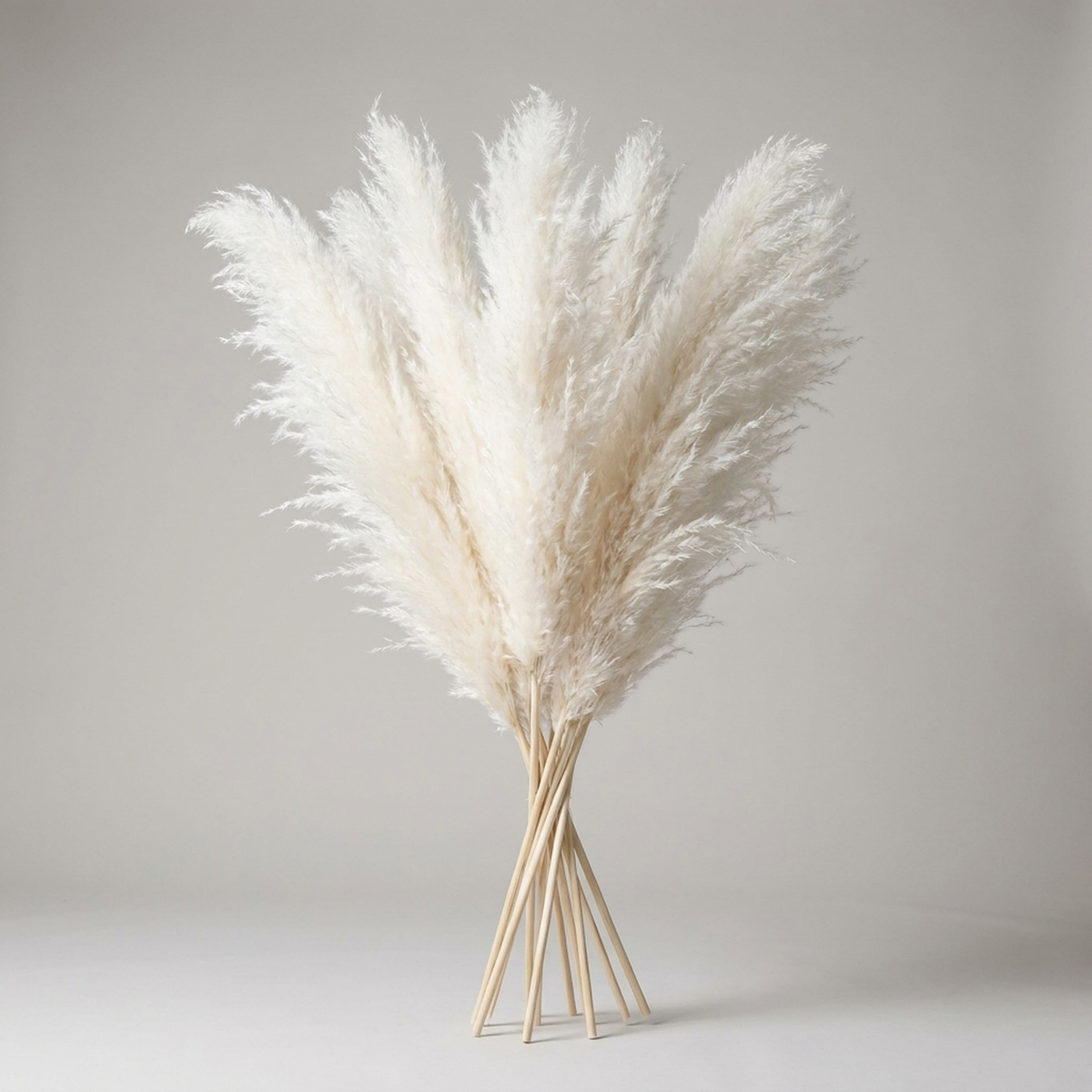 Pampas Grass Stems Artificial Dried 65cm | Boho Home Decor