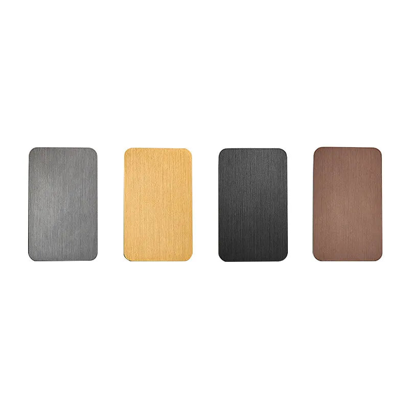 Indoor wall lamp modern LED rectangular metal fixture in multiple colour options