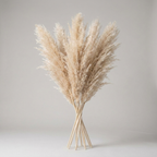 Pampas Grass Stems Artificial Dried 65cm | Boho Home Decor