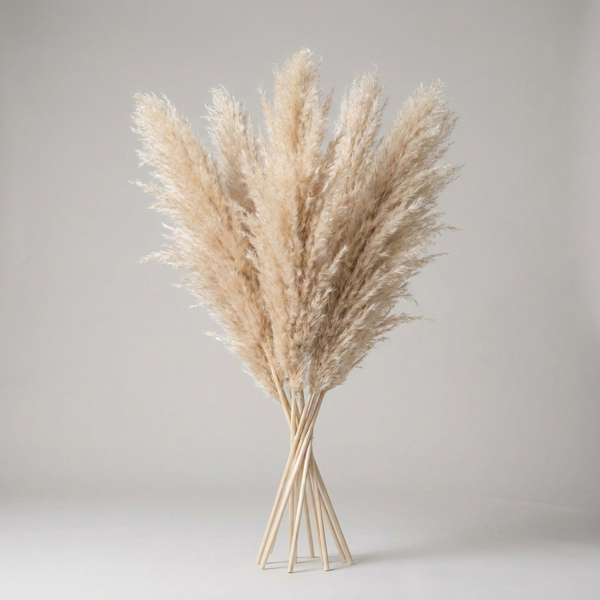 Pampas Grass Stems Artificial Dried 65cm | Boho Home Decor