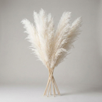 Pampas Grass Stems Artificial Dried 65cm | Boho Home Decor