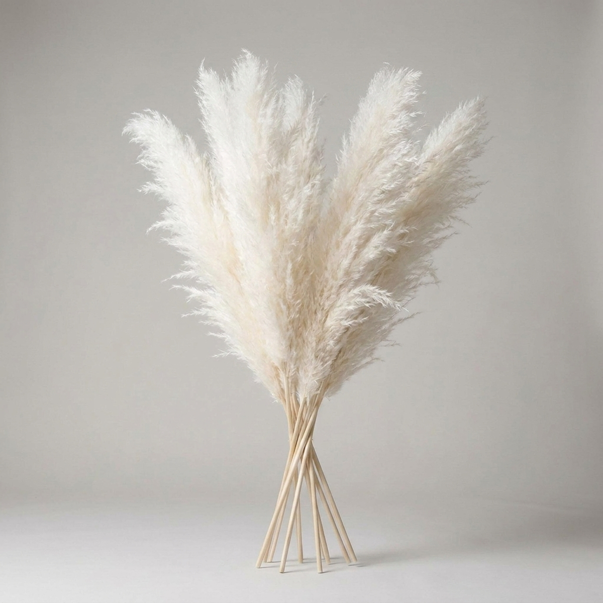 Pampas Grass Stems Artificial Dried 65cm | Boho Home Decor
