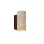 Travertine Wall Light | Warm LED, Natural Stone & Wood | 3 Sizes