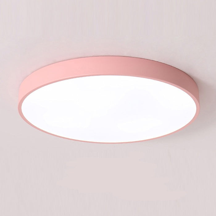 LED Ceiling Light Round Flush Mount | Iron &, Multi-Size | Galia