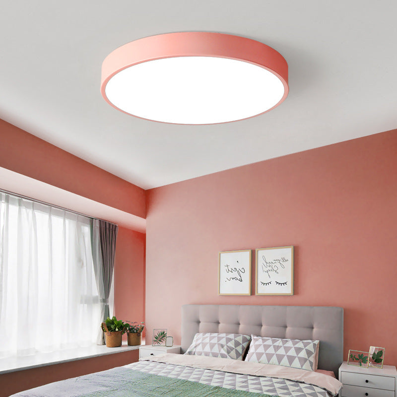 LED Ceiling Light Round Flush Mount | Iron &, Multi-Size | Galia