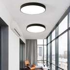 LED Ceiling Light Round Flush Mount | Iron &, Multi-Size | Galia