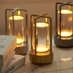 Cordless Table Lamp | Crystal Shade, USB-C, Water-Resistant