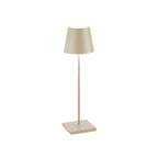 Cordless LED table lamp rechargeable dimmable IP65 outdoor dining terrace