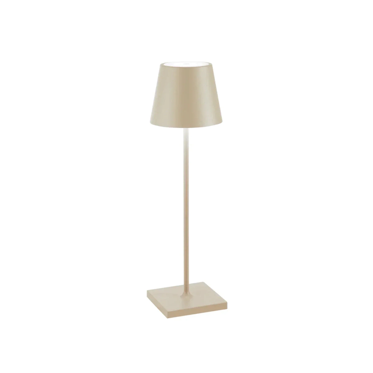 Cordless LED table lamp rechargeable dimmable IP65 outdoor dining terrace