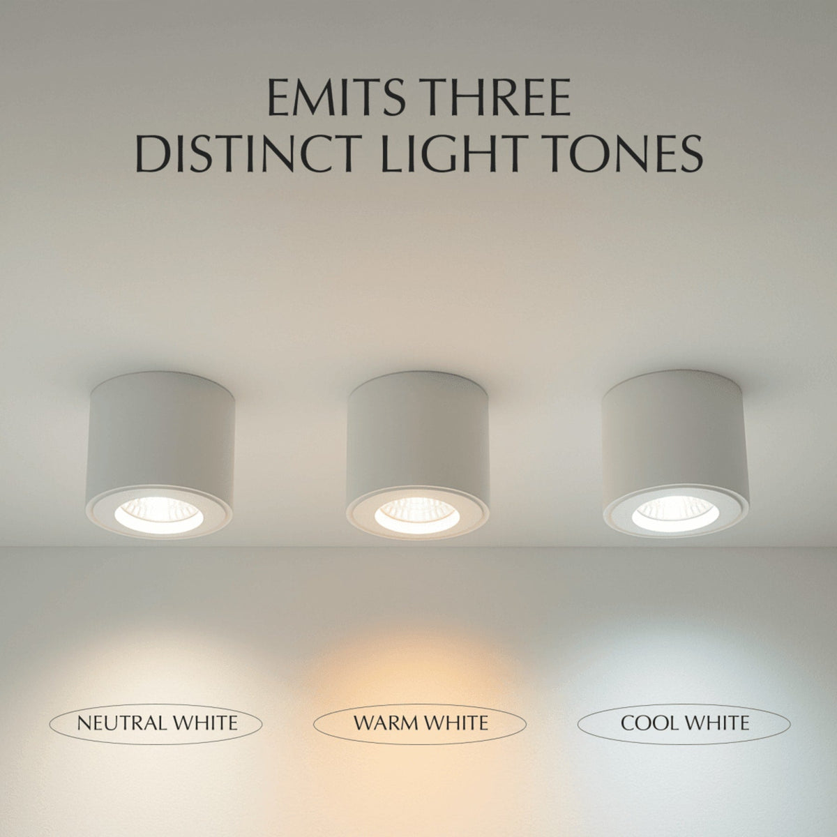 Flush mount ceiling light modern metal dimmable LED matte finish, aluminum