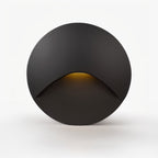LED wall light with motion sensor for hallway, die-cast aluminum, black and white, 3W
