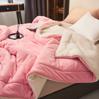 Fleece Blanket Warm Flannel Throw, Plush Soft for Winter Bed