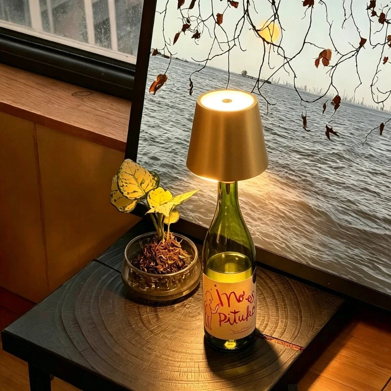 Bottle Light USB rechargeable cork lamp with adjustable brightness and color temperature