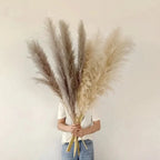 Pampas Grass Stems Artificial Dried 65cm | Boho Home Decor