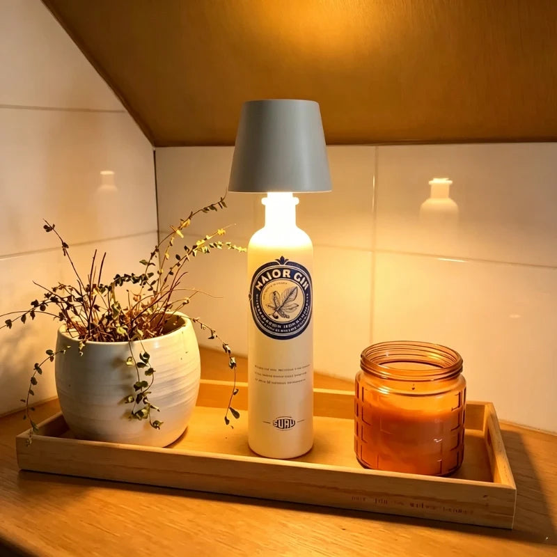 Bottle Light USB rechargeable cork lamp with adjustable brightness and color temperature
