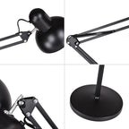 Folding metal floor lamp modern minimalist design, available in black, white, red, yellow and silver