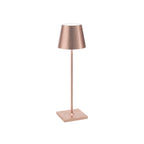 Cordless LED table lamp rechargeable dimmable IP65 outdoor dining terrace