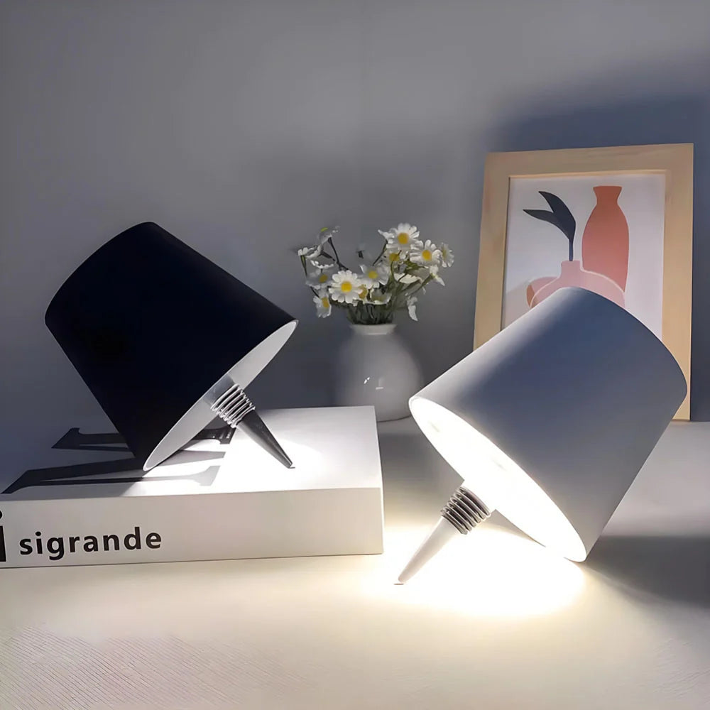 Bottle Light USB rechargeable cork lamp with adjustable brightness and color temperature