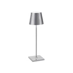 Cordless LED table lamp rechargeable dimmable IP65 outdoor dining terrace