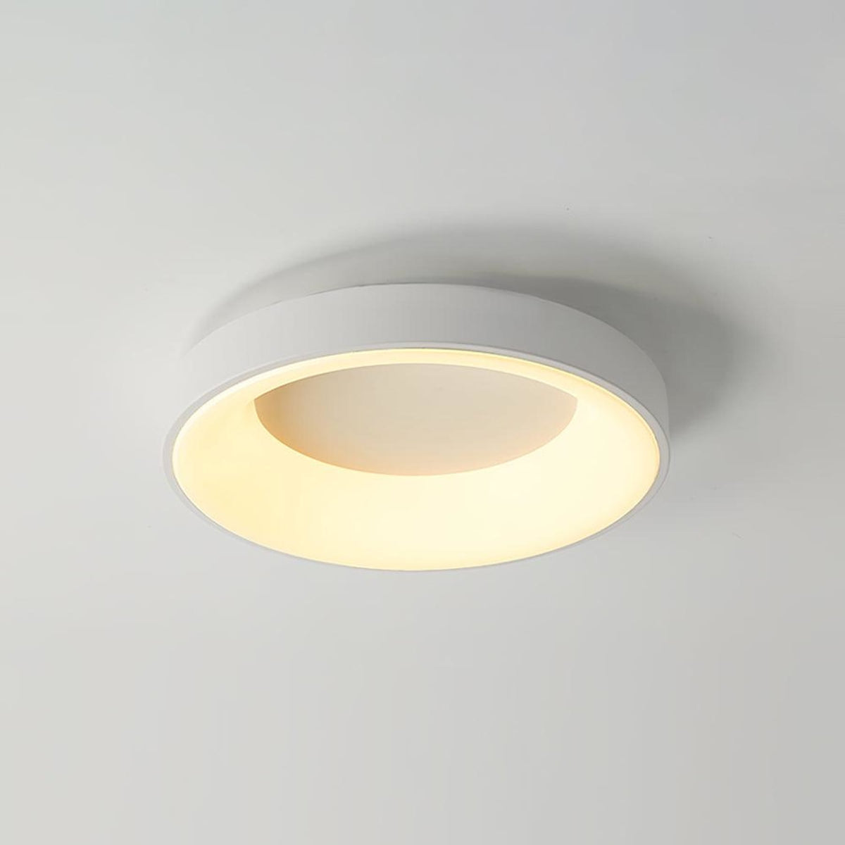 Flush Mount Ceiling Light | Wrought Iron, Tri-Colour LED, 3 Sizes
