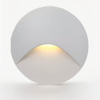 LED wall light with motion sensor for hallway, die-cast aluminum, black and white, 3W