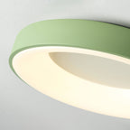 Flush Mount Ceiling Light | Wrought Iron, Tri-Colour LED, 3 Sizes