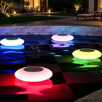 Solar garden lights floating RGB LED pool pond lamp IP67 waterproof colour changing