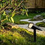 Solar garden lights IP65 waterproof LED spotlight for landscape lighting, adjustable angle