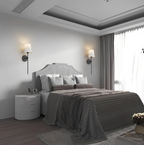 Wireless USB rechargeable LED wall light with remote control and 3 colour modes