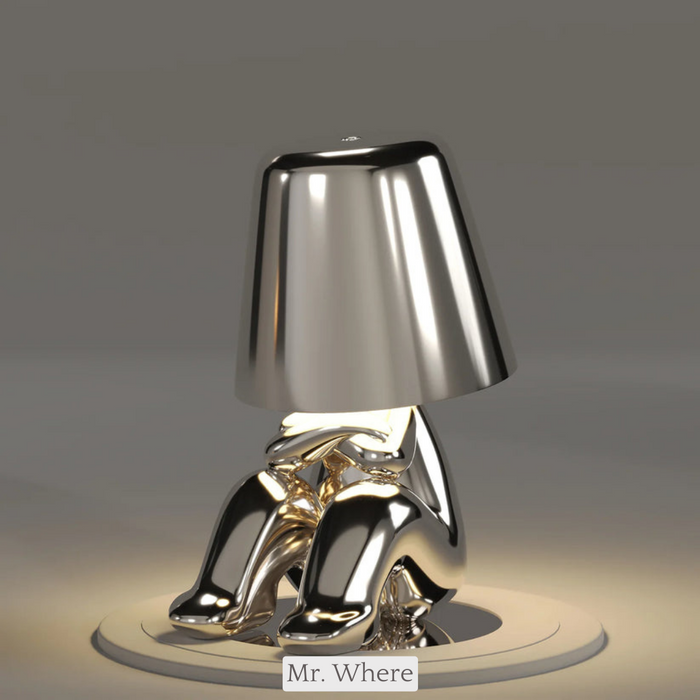 Cordless Table Lamp Dimmable, Rechargeable, Italian Design