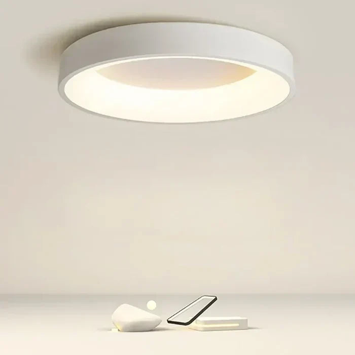 Round LED Ceiling Light | Scandinavian Minimalist Design