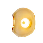 Glass wall light modern LED warm glow hardwired, living room bedroom hallway
