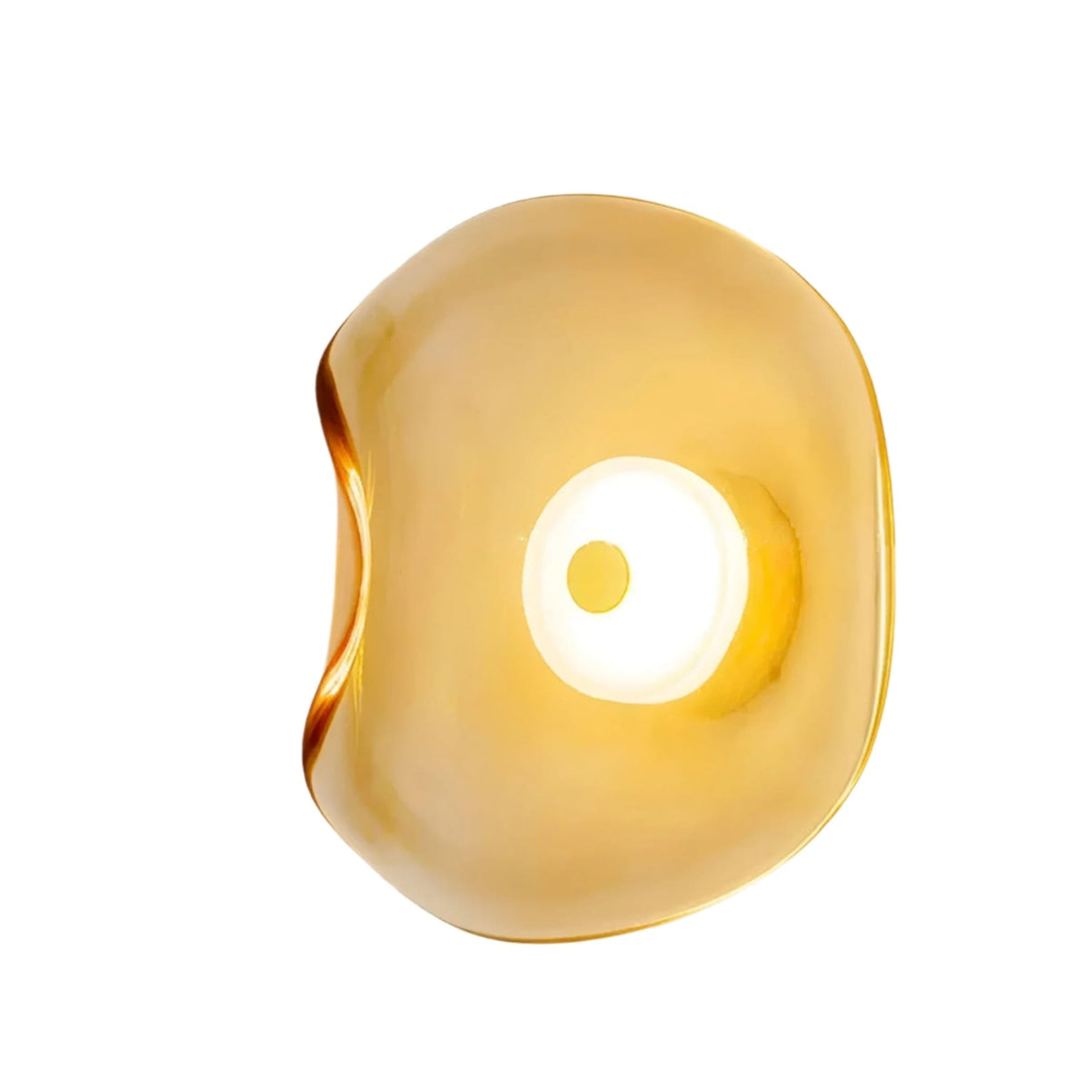 Glass wall light modern LED warm glow hardwired, living room bedroom hallway