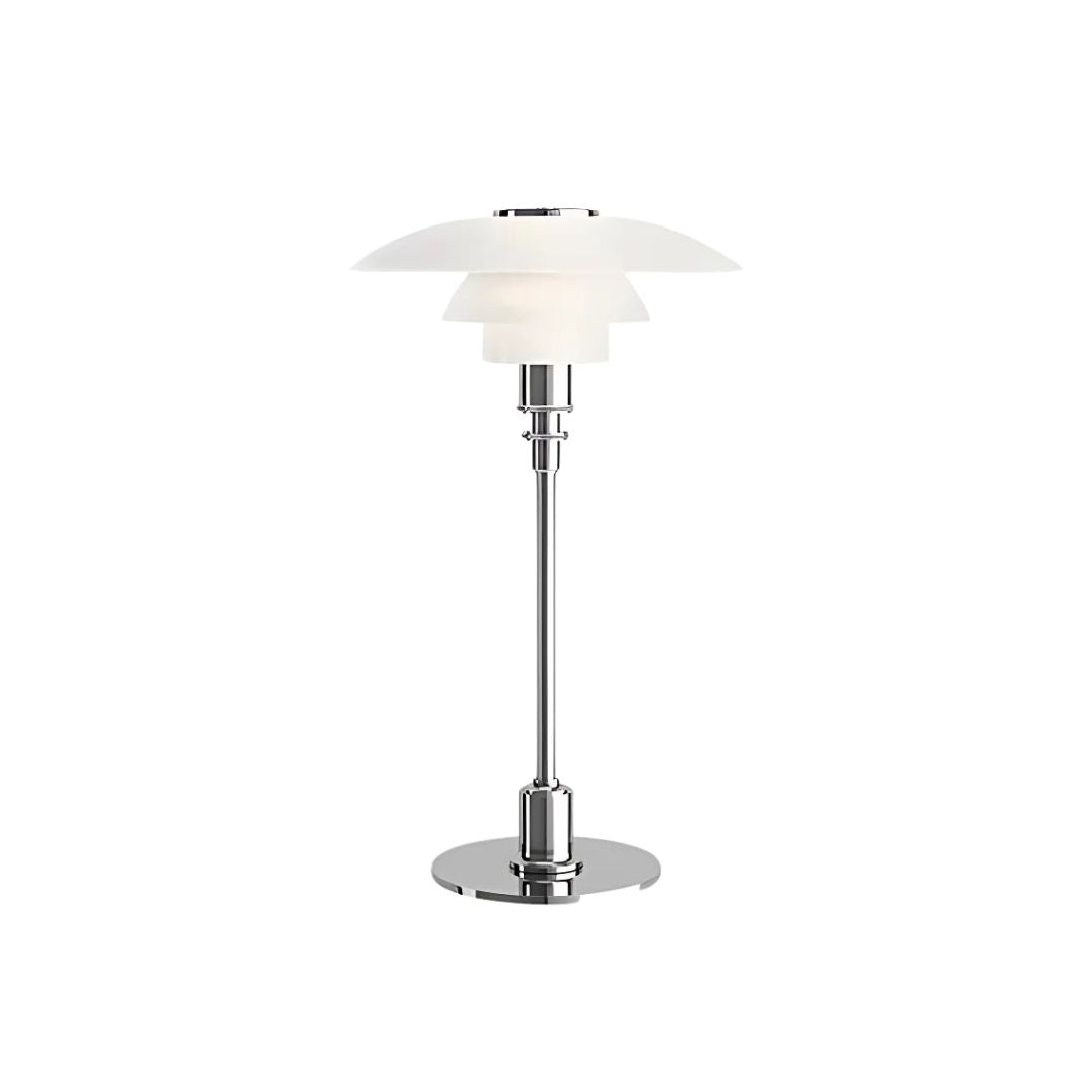 Triplet Layered Table Lamp - Modern Bedside Accent Light