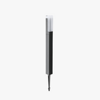 Solar garden lights black metal path light with motion sensor, outdoor IP65