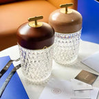 Glass USB table lamp modern design, warm and white light, living room and bedroom