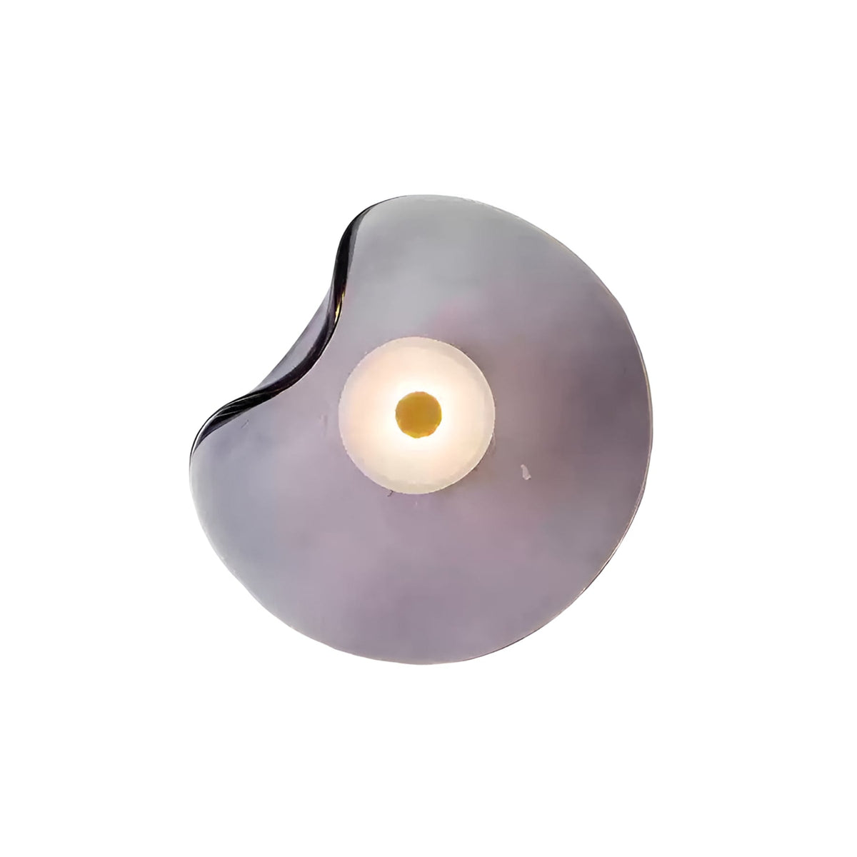 Glass wall light modern LED warm glow hardwired, living room bedroom hallway