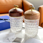 Glass USB table lamp modern design, warm and white light, living room and bedroom