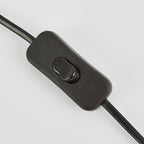 Adjustable LED table lamp with clip-on base and flexible arm, minimalist metal design