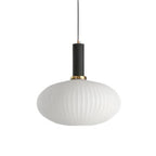 Glass pendant light modern warm white LED hardwired, cylindrical bottle drum shade