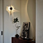 Wall sconce with ripple light effect, 180° rotatable, aluminum warm white, modern minimalist