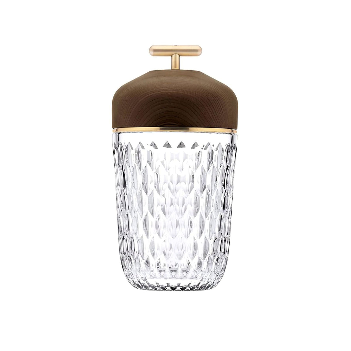 Glass USB table lamp modern design, warm and white light, living room and bedroom