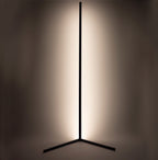 Indoor LED floor lamp RGB corner light dimmable aluminium, 142 cm modern design