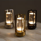 Cordless Table Lamp | Crystal Shade, USB-C, Water-Resistant