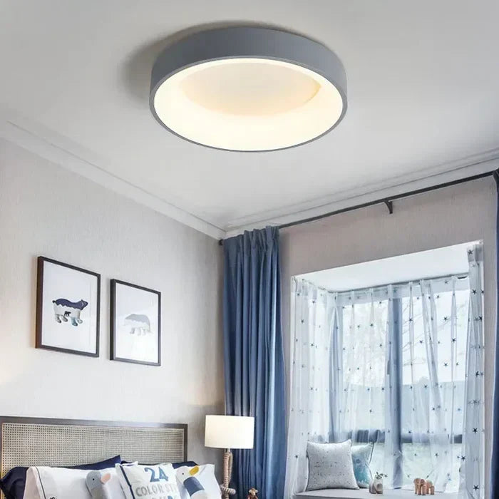 Round LED Ceiling Light | Scandinavian Minimalist Design