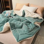 Fleece Blanket Warm Flannel Throw, Plush Soft for Winter Bed