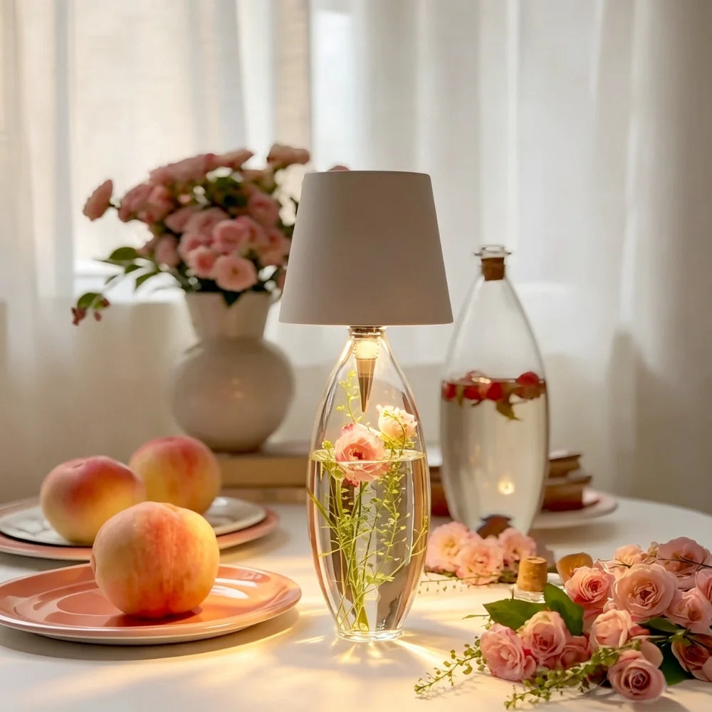 Bottle Light USB rechargeable cork lamp with adjustable brightness and color temperature